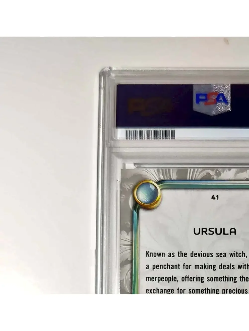 Ursula 2025 Topps Disney Wonder #41 Winter Variant Card The Little Mermaid PSA 8